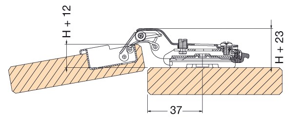 2 Pz. Cerniere A Croce Invisibili Di Alta Qualà 60 X 13mm In Zamak Stainless Acciaio Look Incluso Di Viti Cerniera Per Mobili Nascosta Da Umaxo 180 Pieghevole Cerniera Per Mobili Nascosta Vici Hin - Foto 5